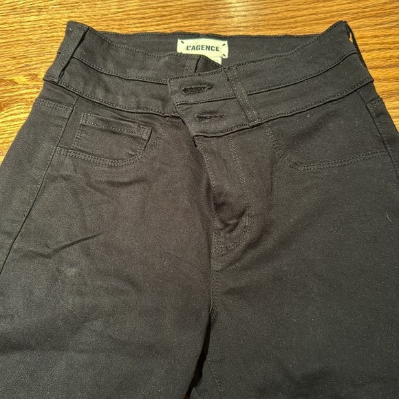 L’Agence black skinny jean so comfortable with great stretch size 23 - Picture 2 of 5